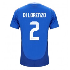 Italien Giovanni Di Lorenzo #2 Hemmatröja EM 2024 Korta ärmar